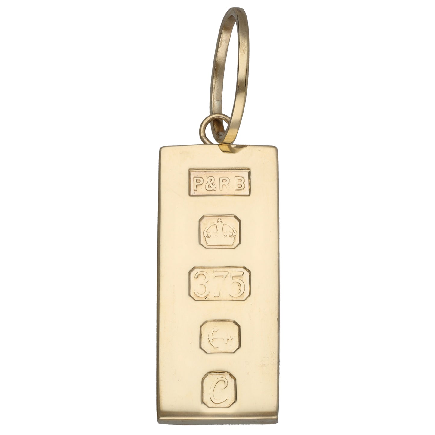 9ct Gold Ingot Pendant