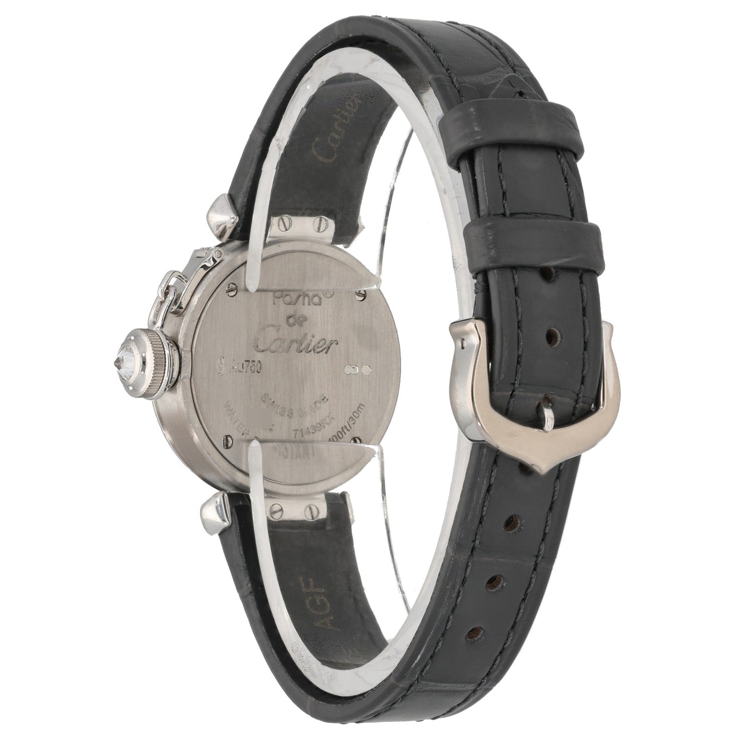 Cartier Miss Pasha WJ124027 27mm White Gold Watch