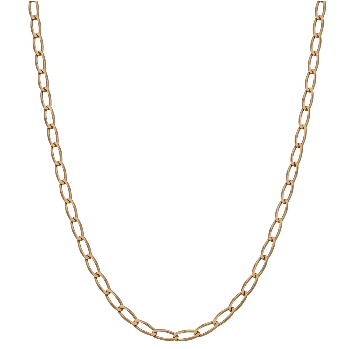 9ct Gold Curb Chain 28"