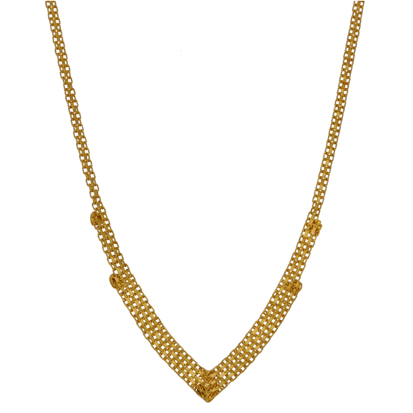 22ct Gold Fancy Necklace 16"