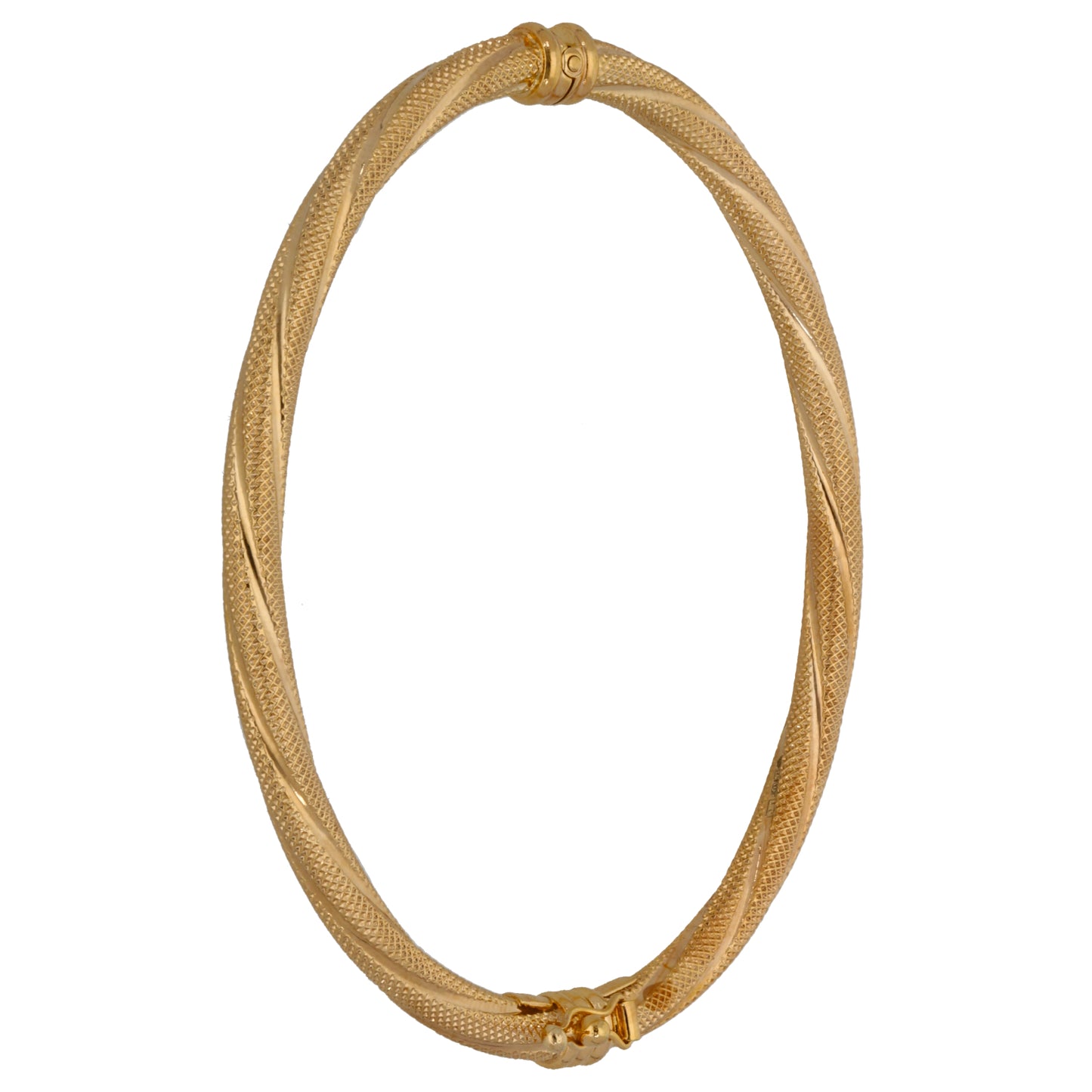 9ct Gold Hinged/Clasp Bangle