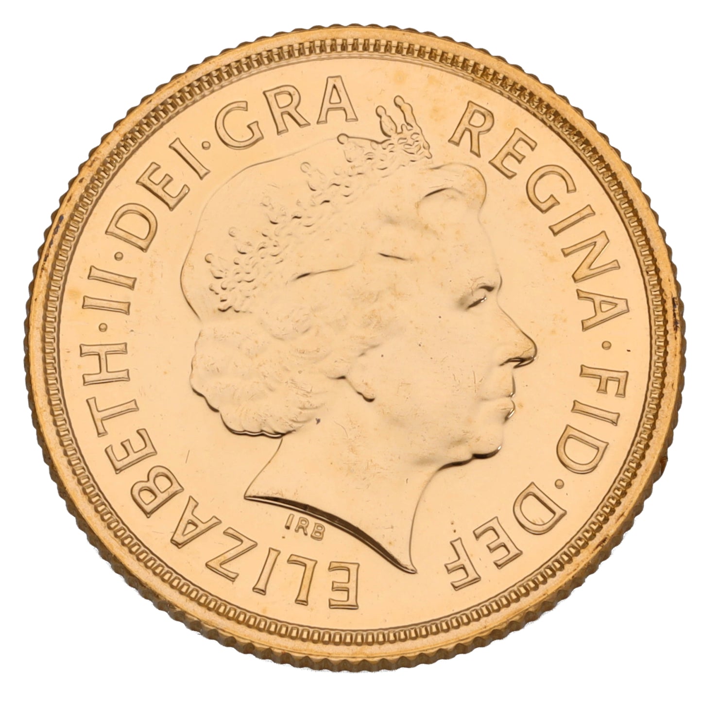 22ct Gold Queen Elizabeth II Full Sovereign Coin 2012