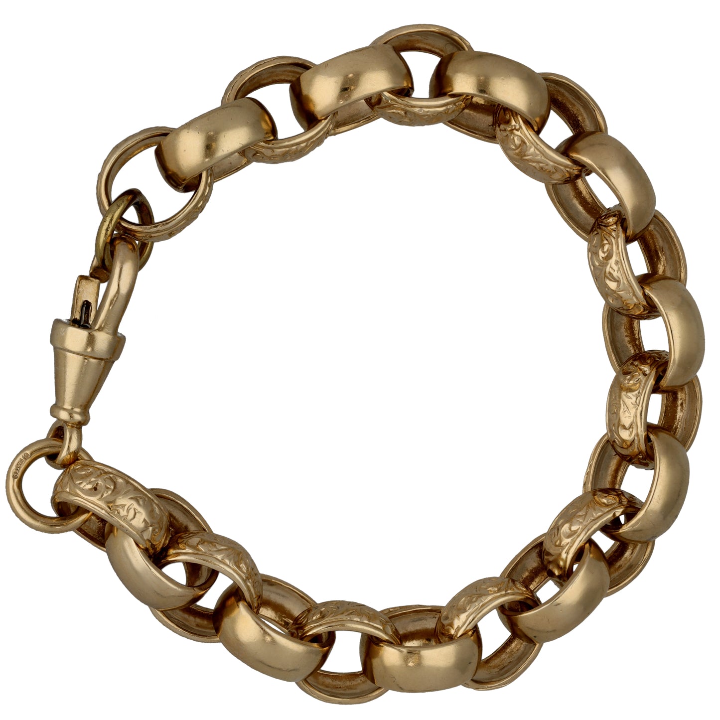 9ct Gold Belcher Bracelet