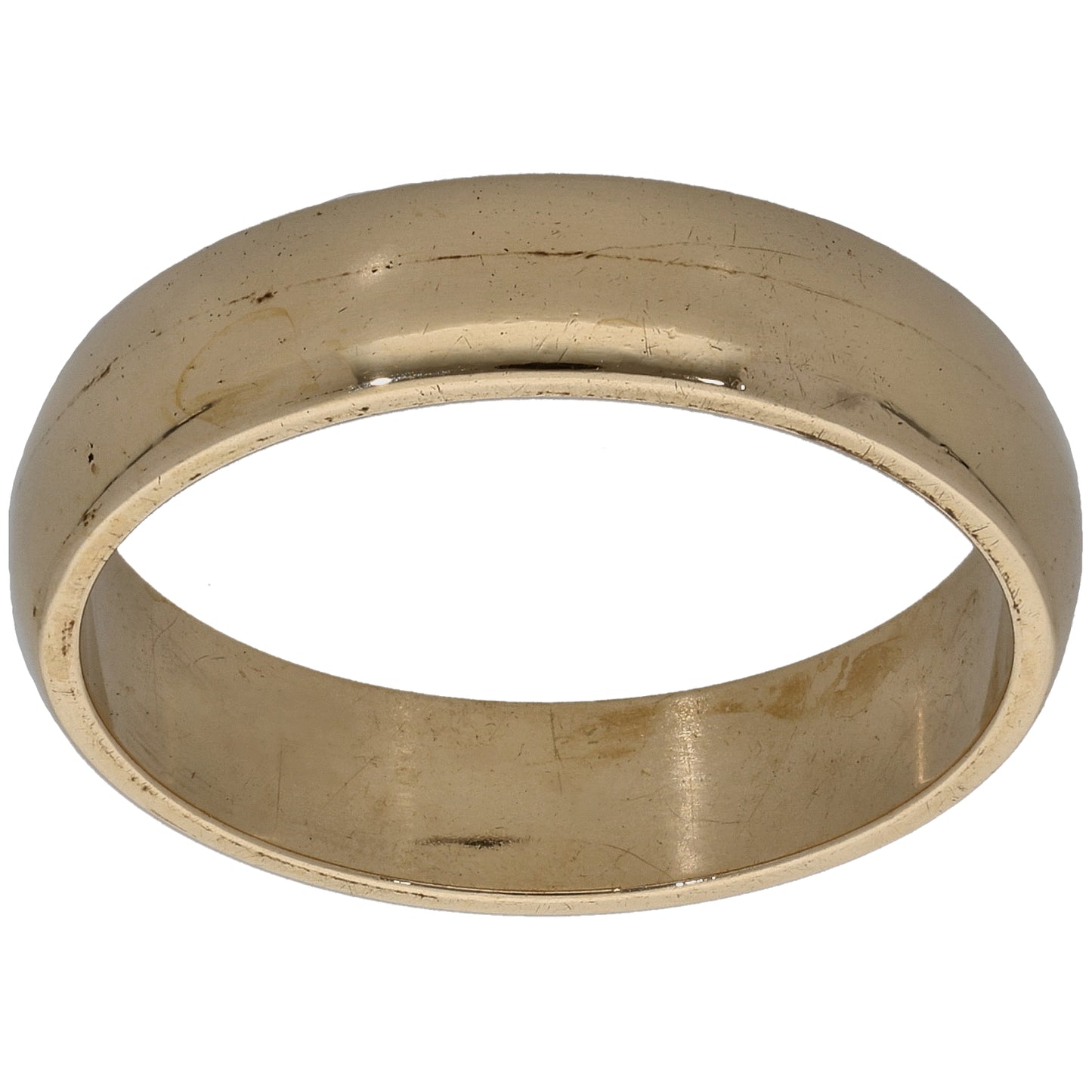 9ct Gold Plain Wedding Ring Size T
