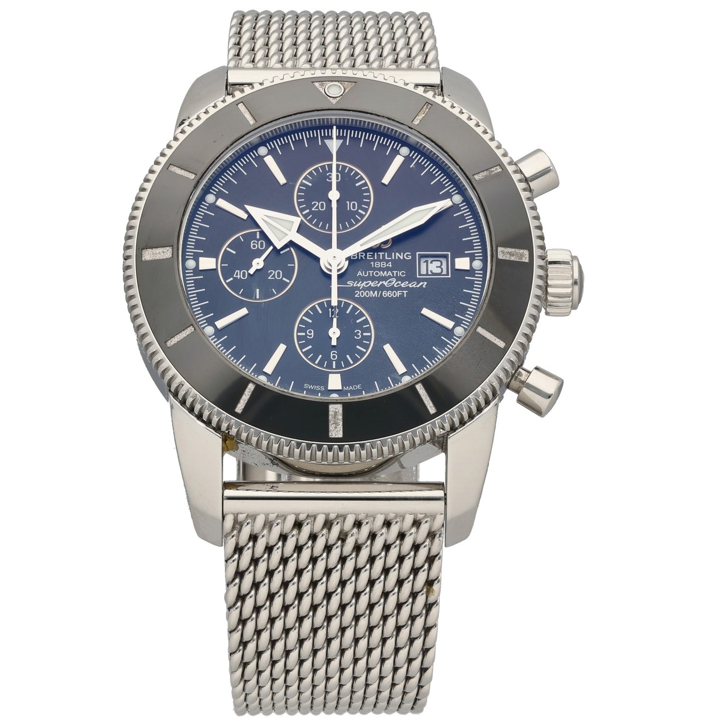 Breitling Superocean Heritage II A13312, blue dial, front image
