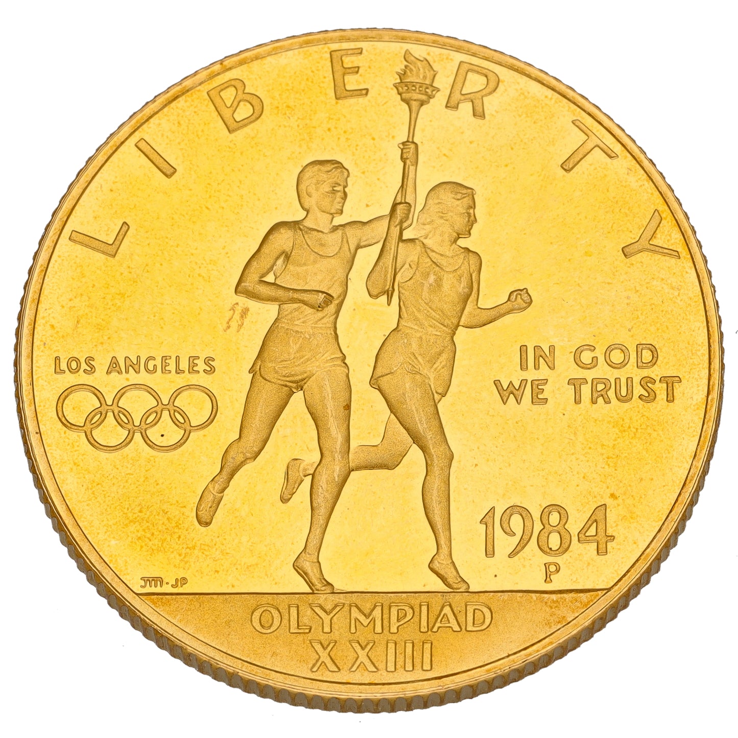 22ct Gold USA Los Angeles Olympics 10 Dollars Coin 1984
