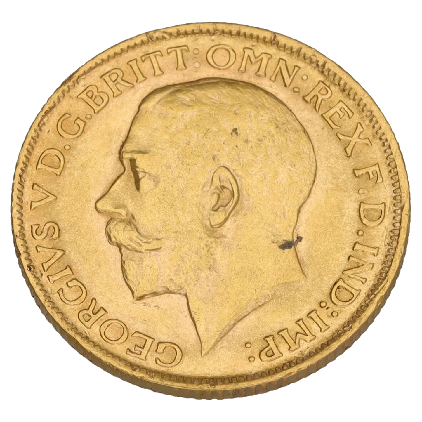 22ct Gold King George V Full Sovereign Coin 1911