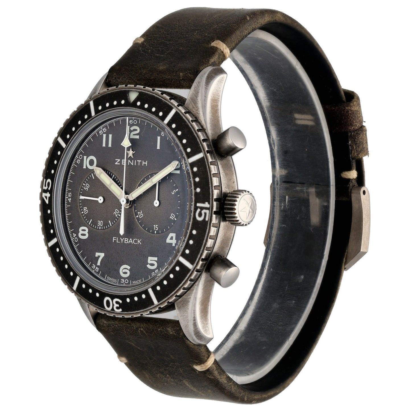 Zenith Pilot Cronometro Tipo CP-2 Flyback 11.2240.405/21.C773 43mm Stainless Steel Watch