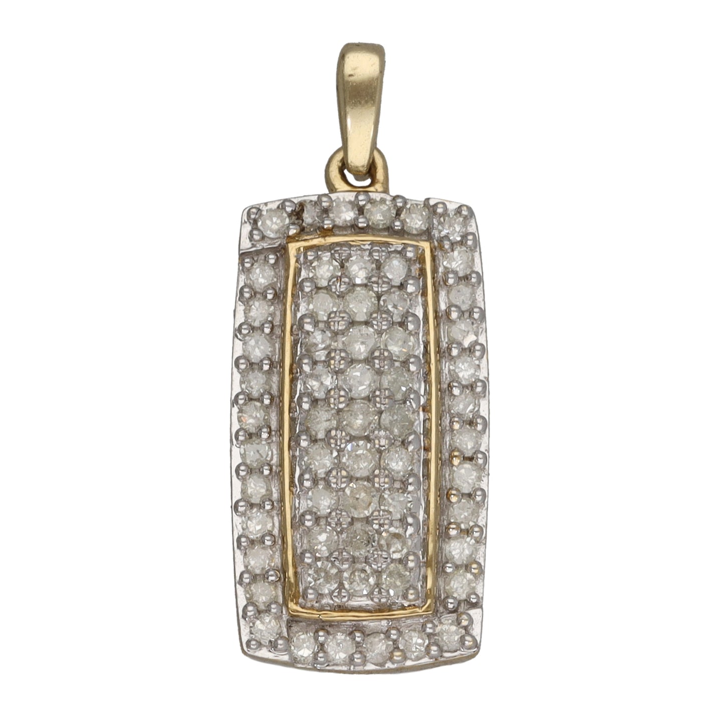 9ct Gold 0.59ct Diamond Dress/Cocktail Pendant