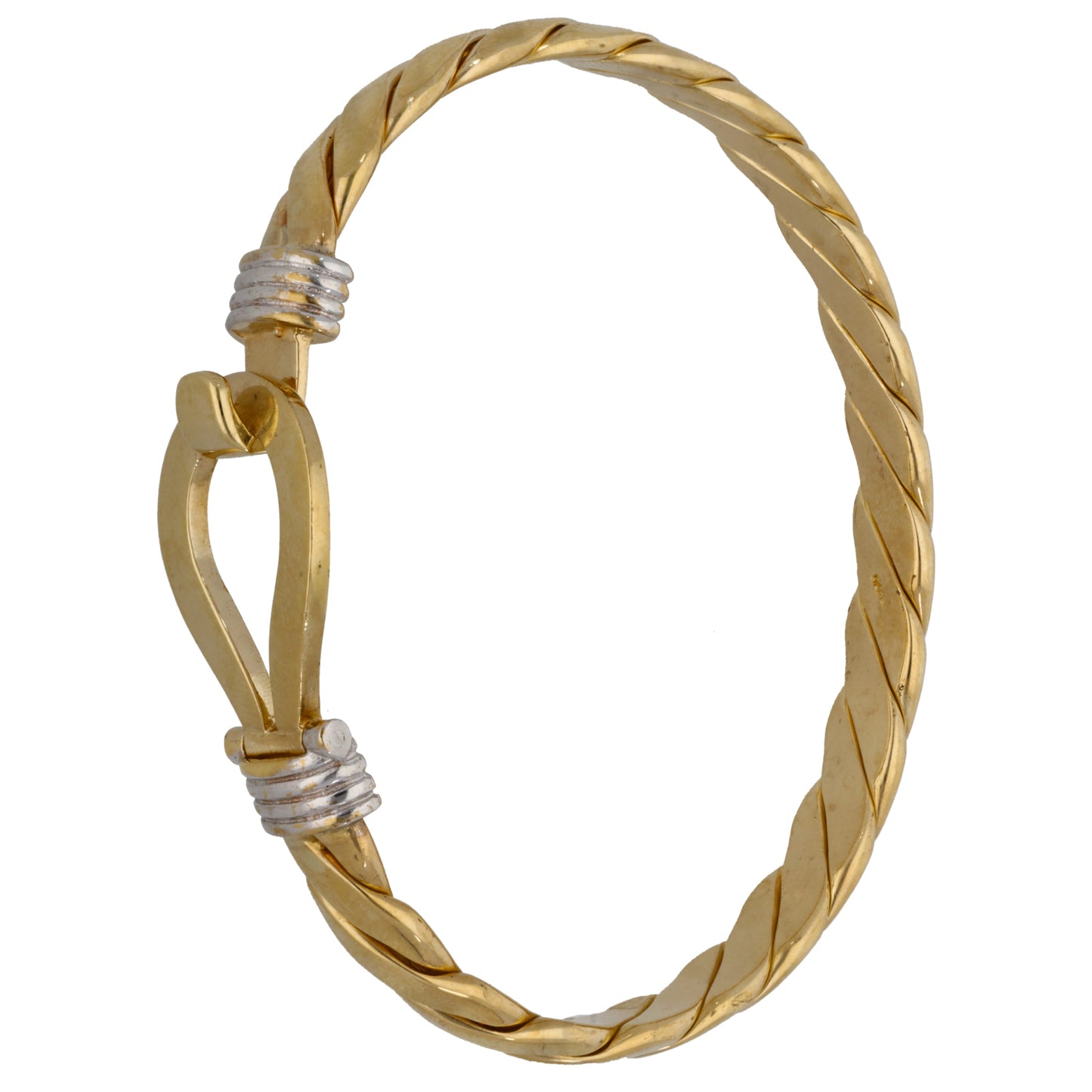 9ct Gold Hinged/Clasp Bangle