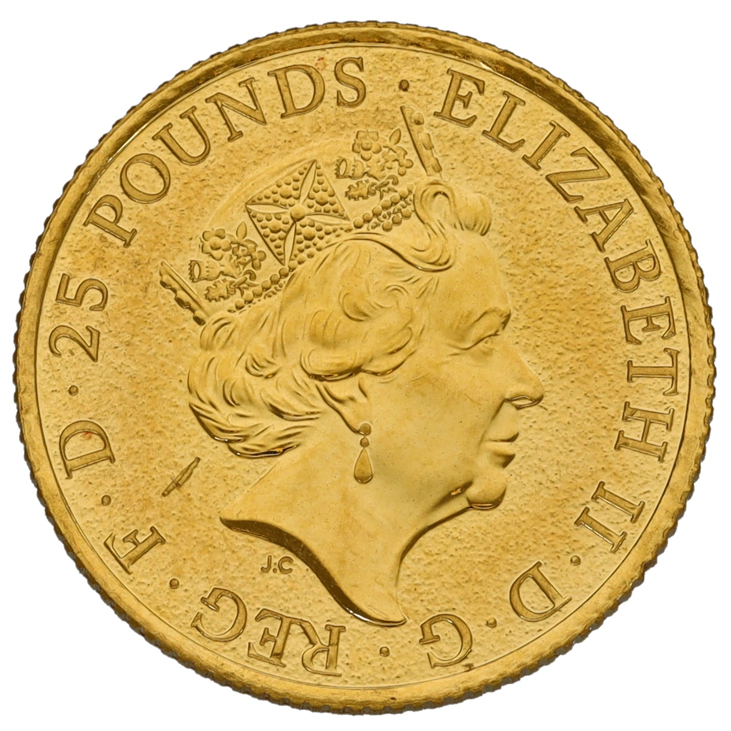 24ct Gold Lion Of England 1/4 OZ Coin 2016