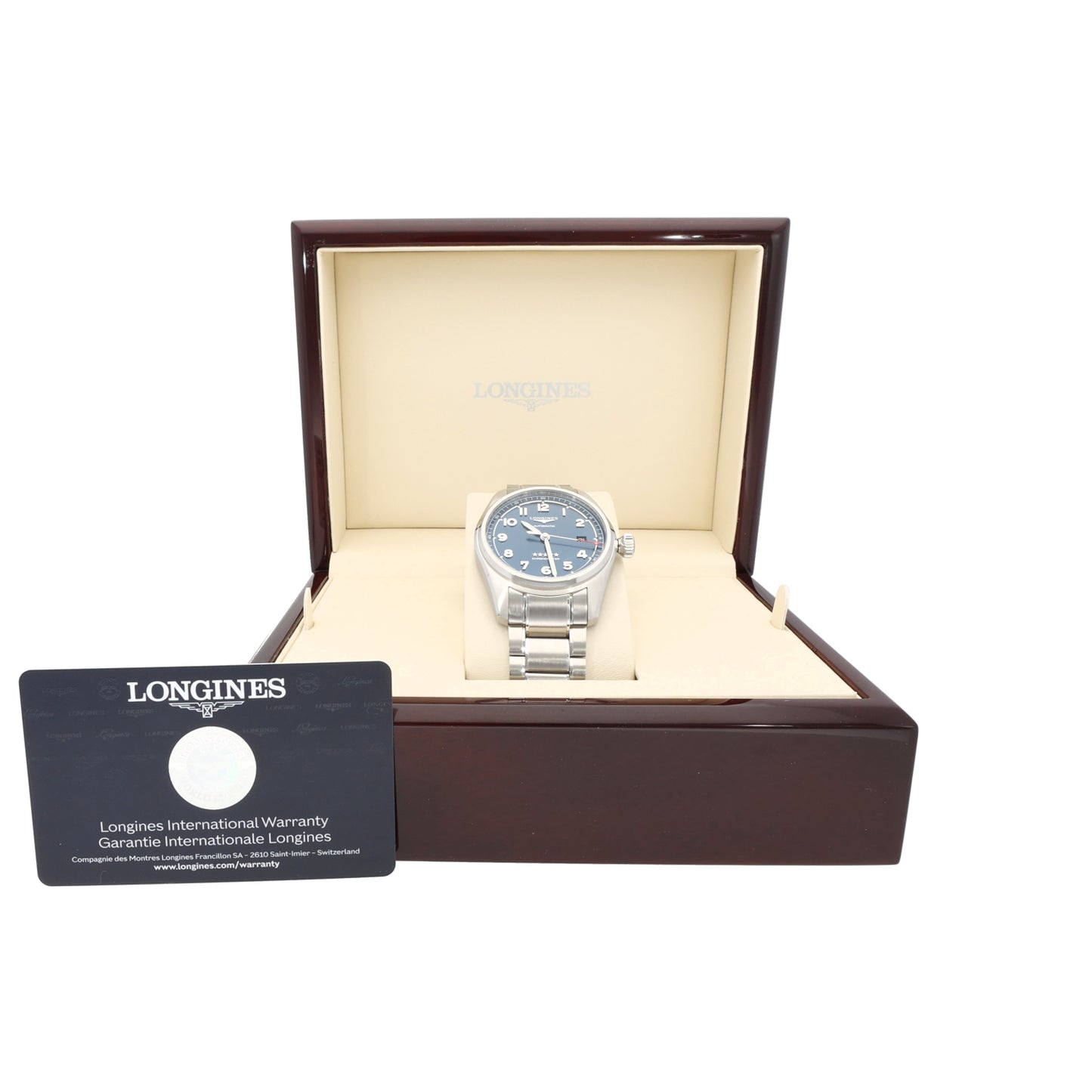 Longines Spirit L3.810.4 40mm Stainless Steel Watch