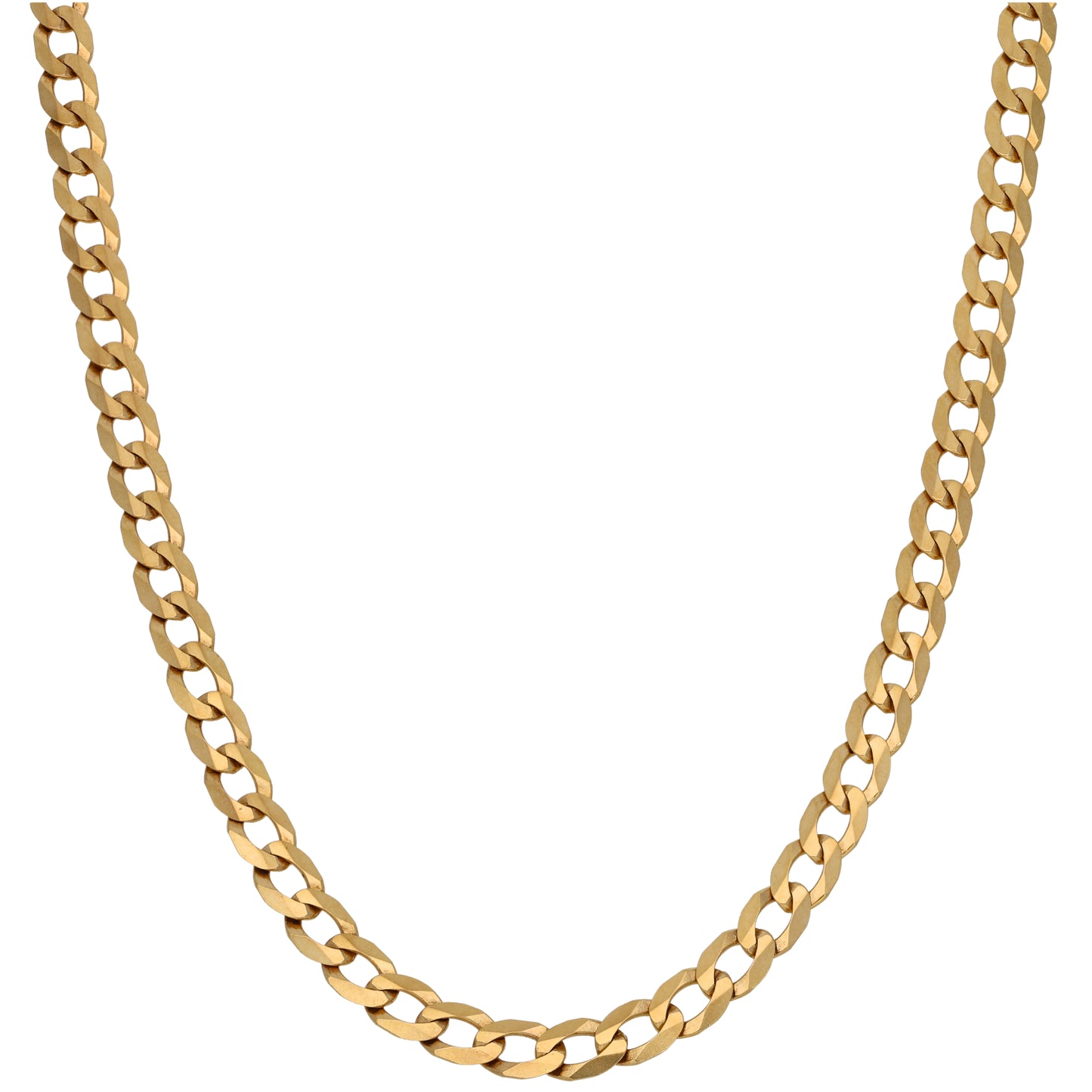 9ct Gold Curb Chain 20"