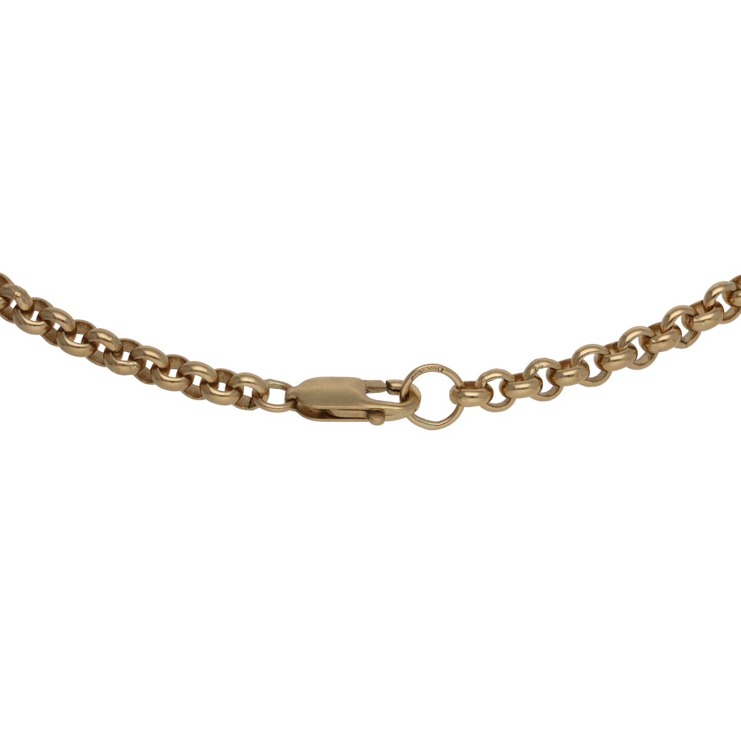 9ct Gold Belcher Chain 18"