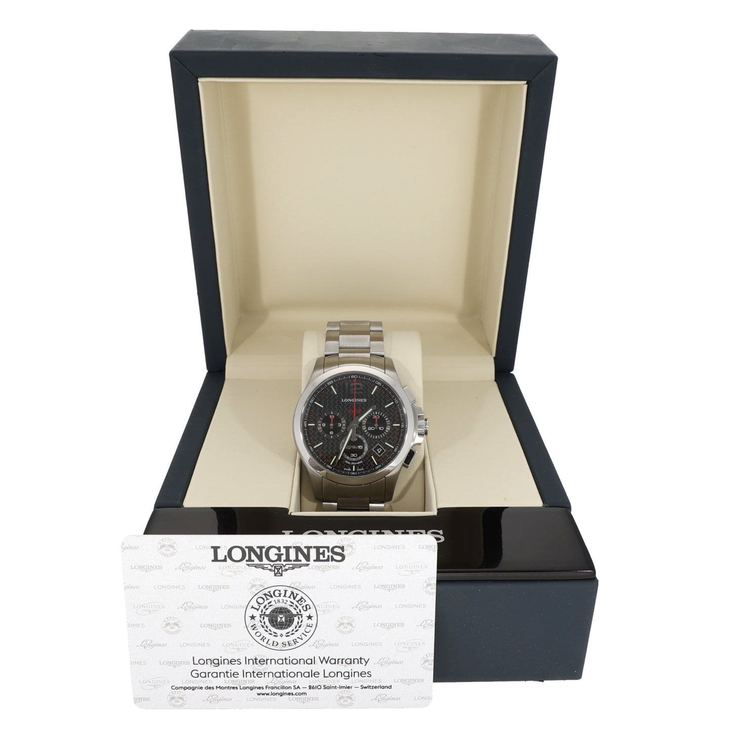 Longines Conquest V.H.P L3.717.4 42mm Stainless Steel Watch