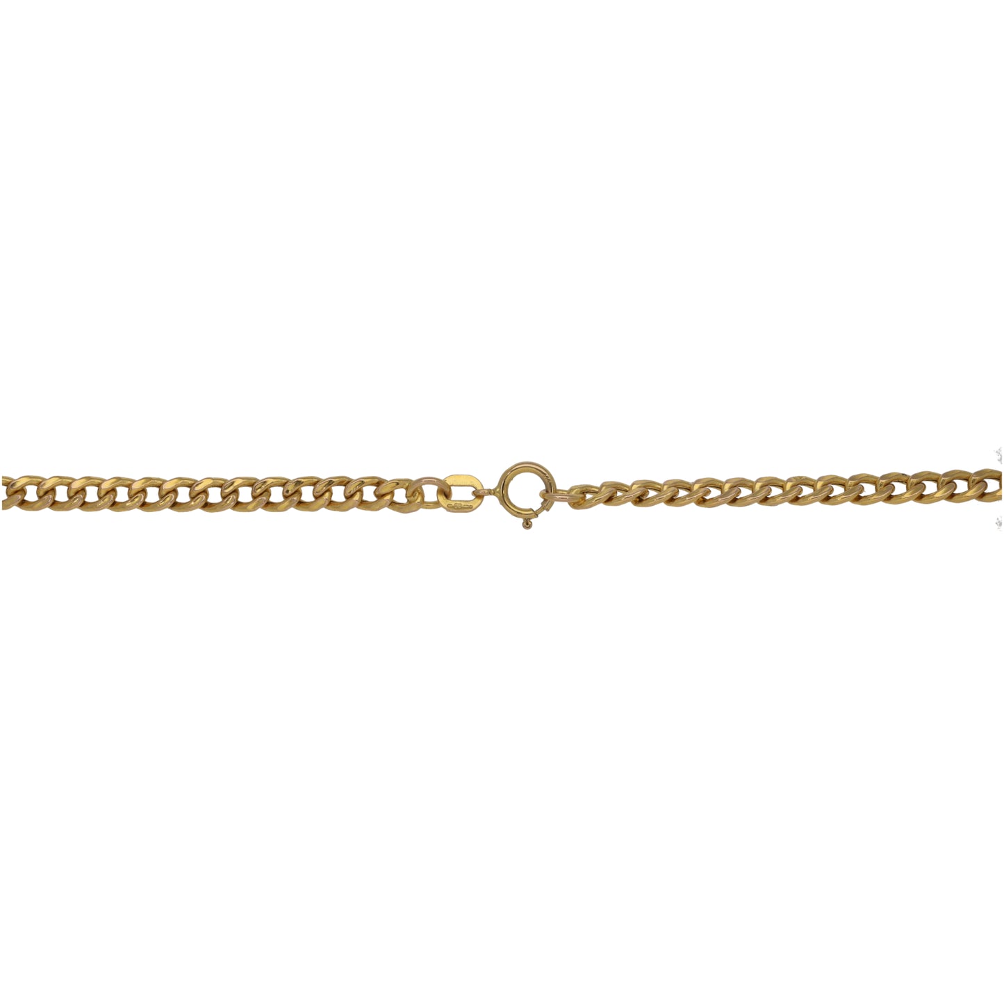 9ct Gold Curb Chain 18"