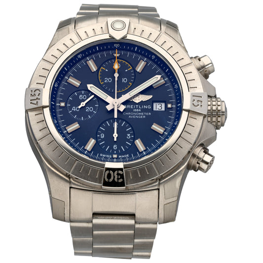 Breitling Avenger A13317 45mm Stainless Steel Watch