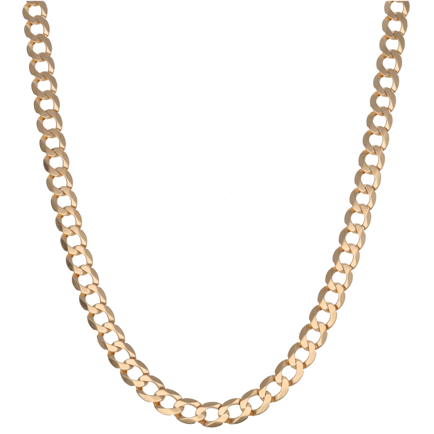 9ct Gold Curb Chain 20"