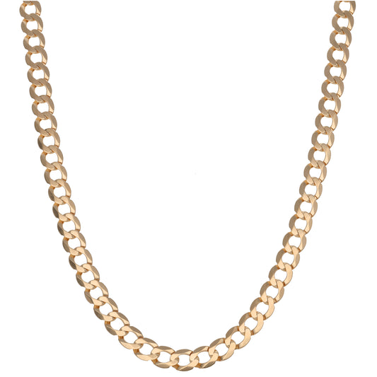 9ct Gold Curb Chain 20"