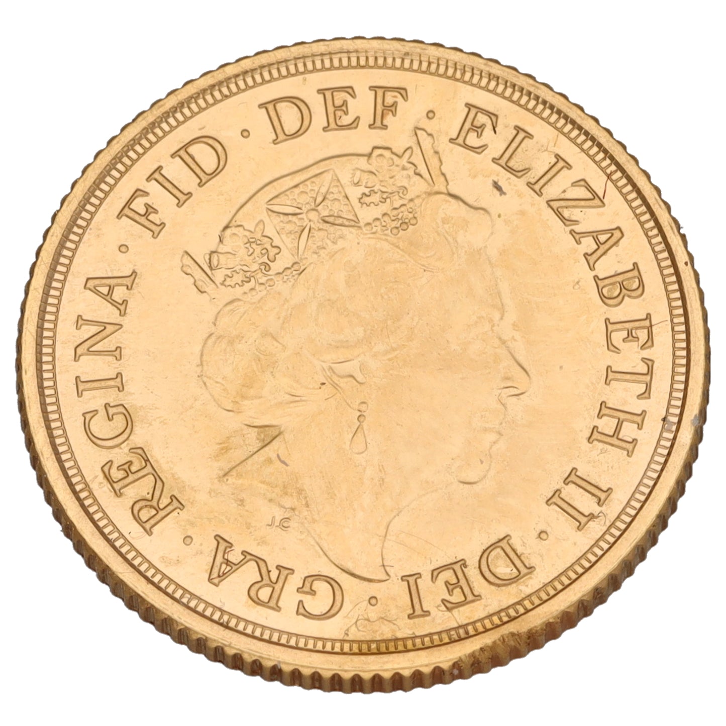 22ct Gold Queen Elizabeth II Full Sovereign Coin 2020