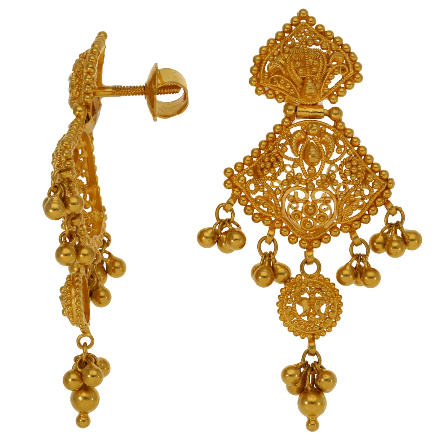 22ct Gold Drop Earrings