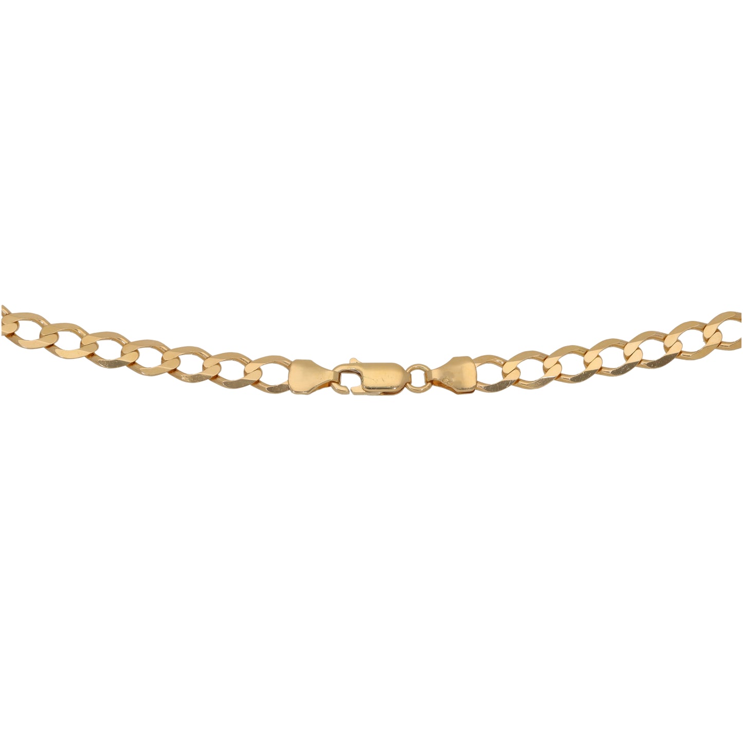 New 9ct Gold Curb Chain 22"