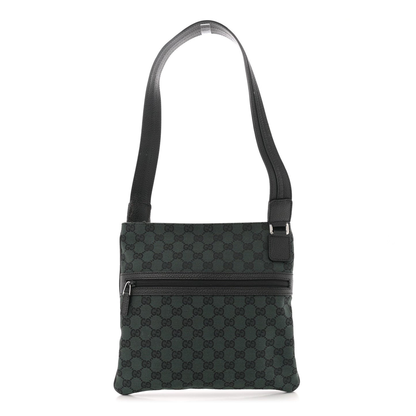 Gucci Messenger GG Canvas Bag - Black