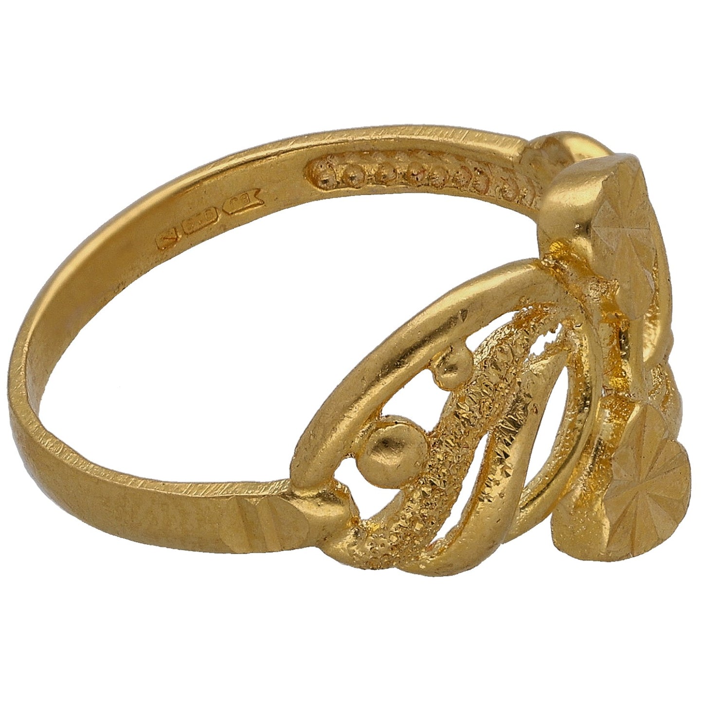 22ct Gold Alternative Ring Size M