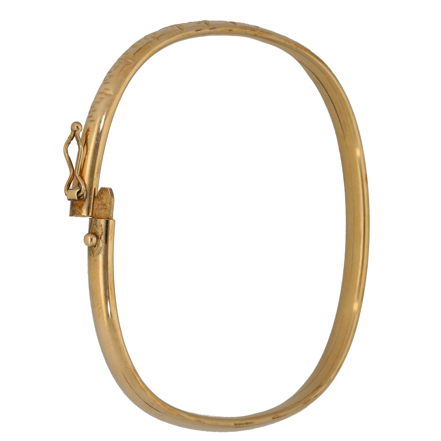 9ct Gold Hinged/Clasp Bangle
