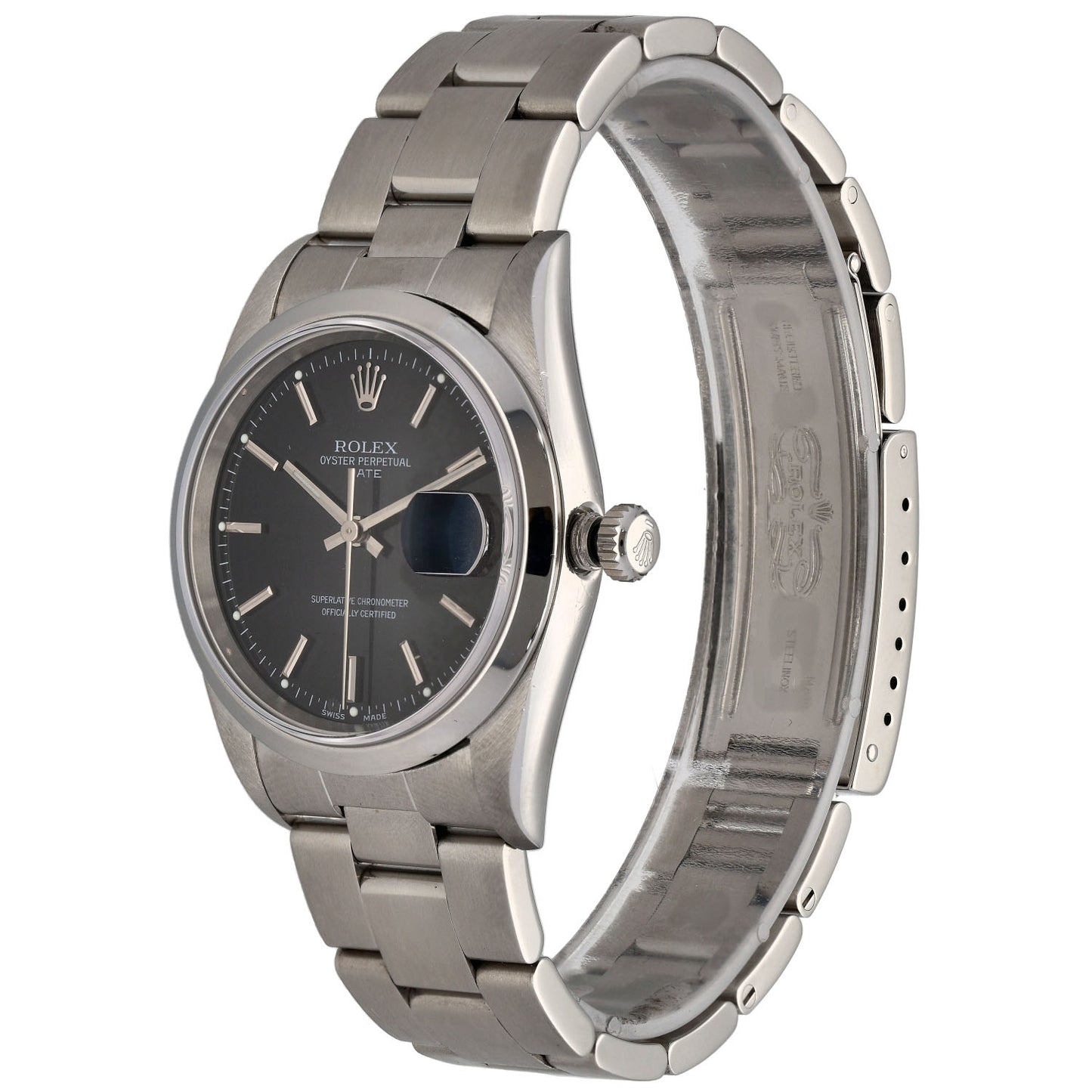 Rolex Date 15200 34mm Stainless Steel Watch