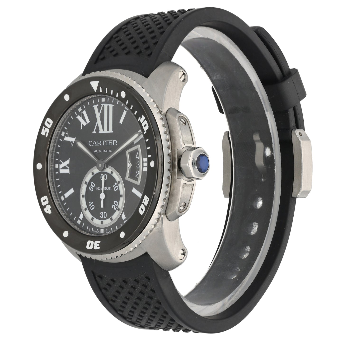 Cartier Calibre De Cartier 3729 42cm Stainless Steel Watch