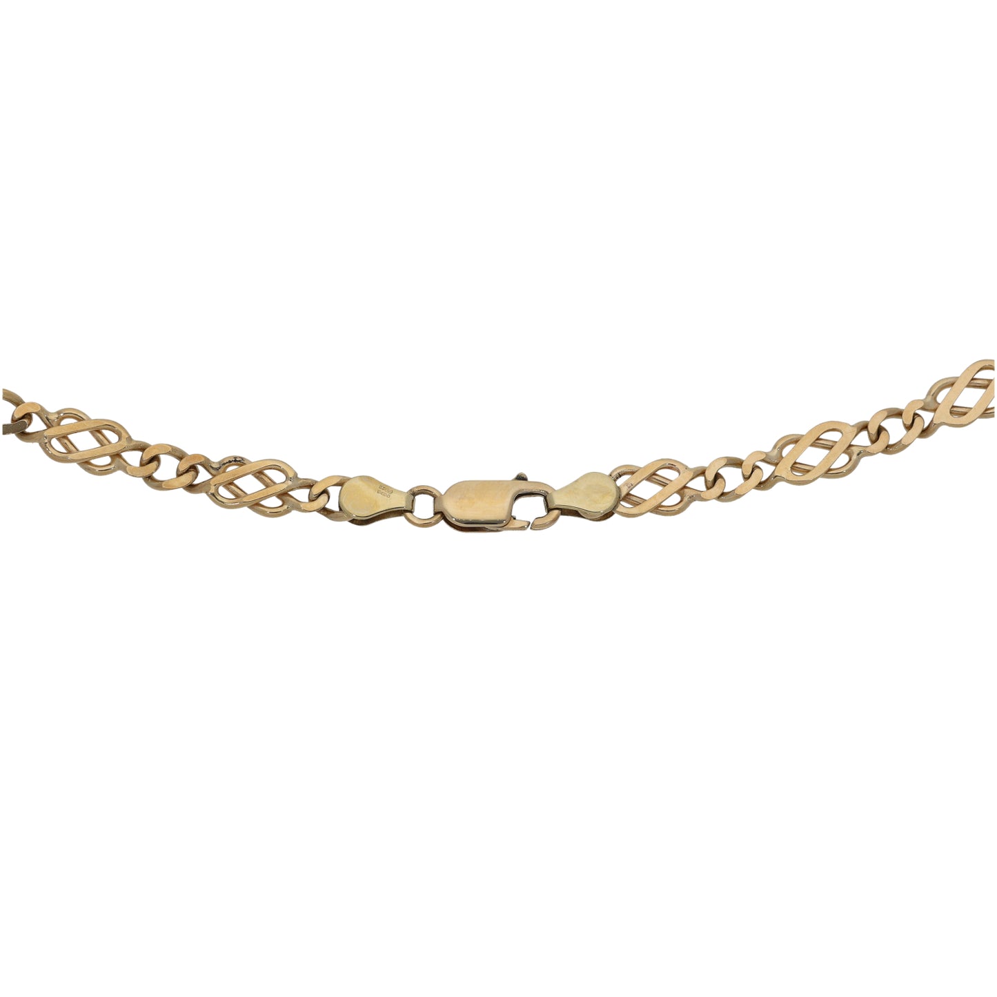9ct Gold Fancy Necklace 18"
