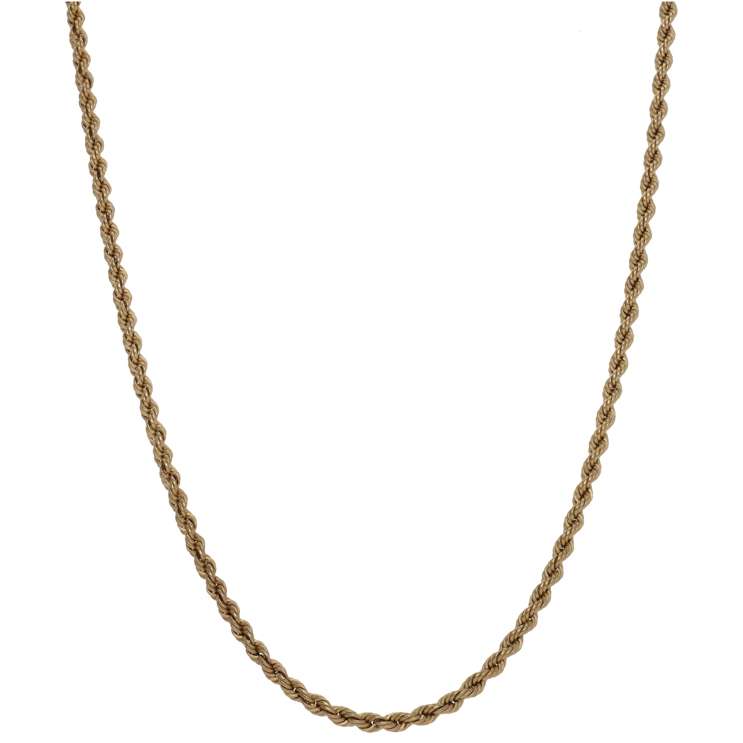 9ct Gold Rope Chain 18"