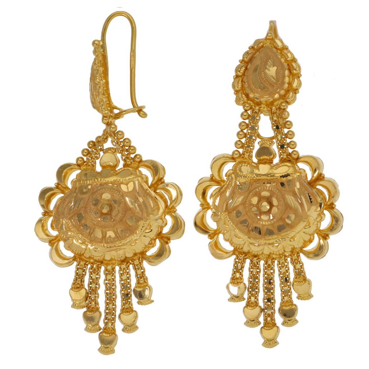22ct Gold Drop Earrings