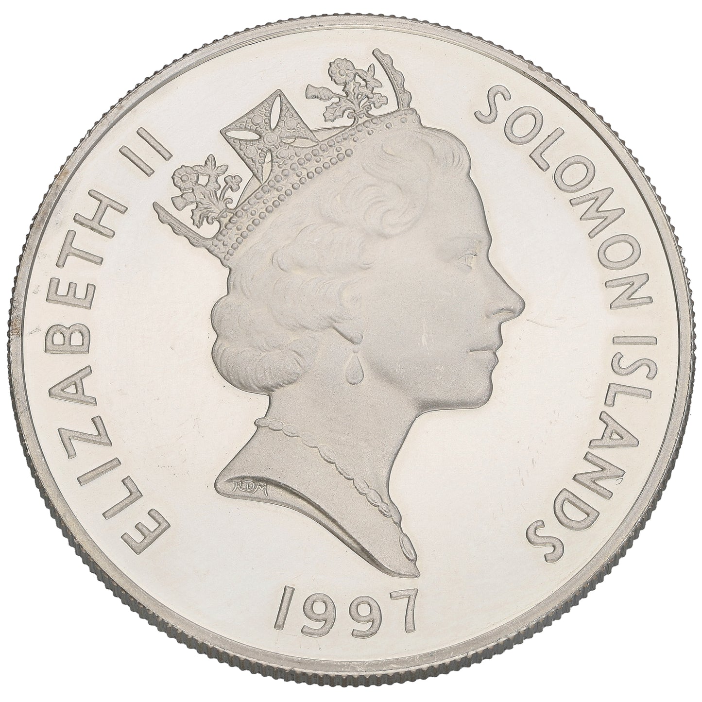 Sterling Silver Elizabeth & Phillip 50th Wedding Anniversary Coin 1997