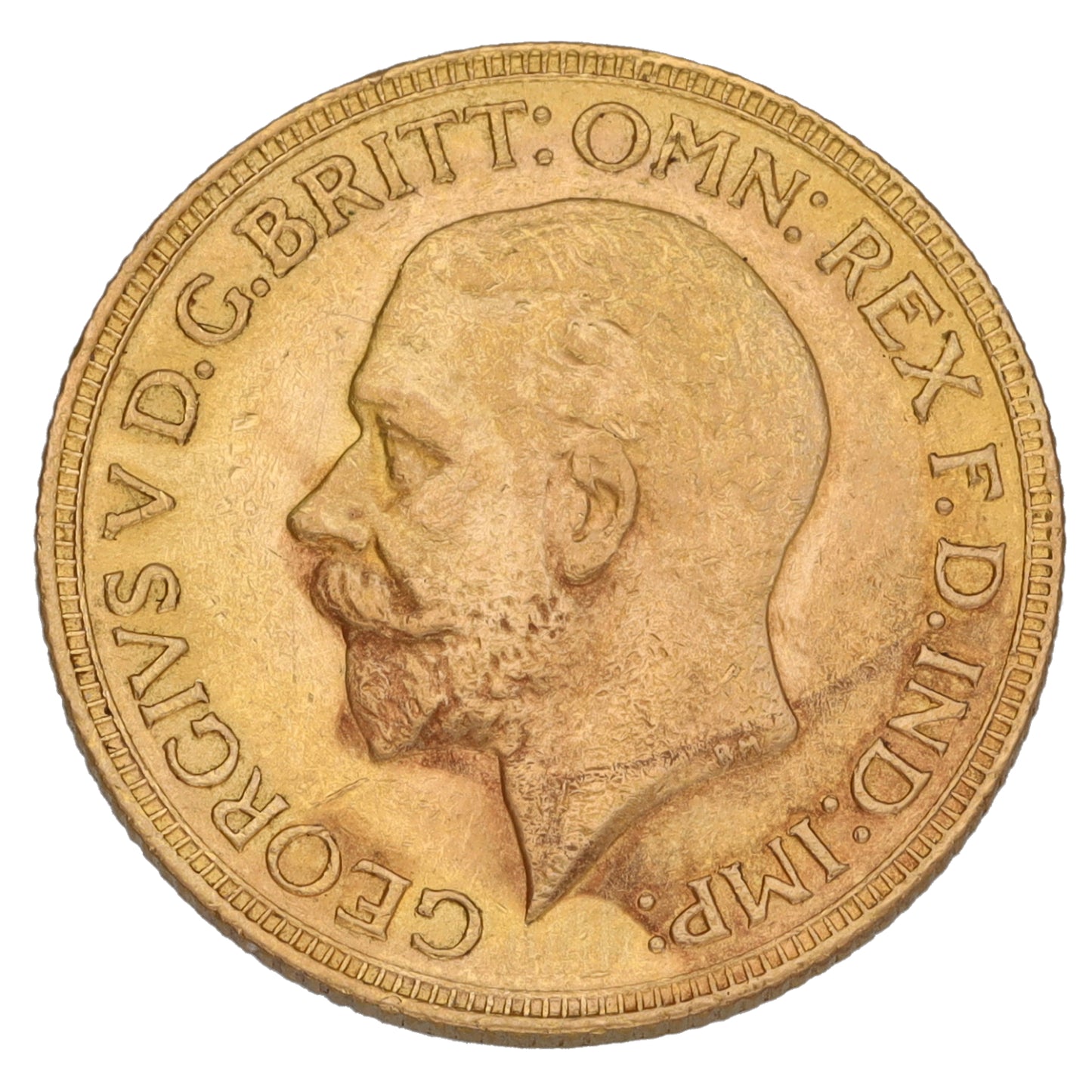 22ct Gold King George V Full Sovereign Coin 1930