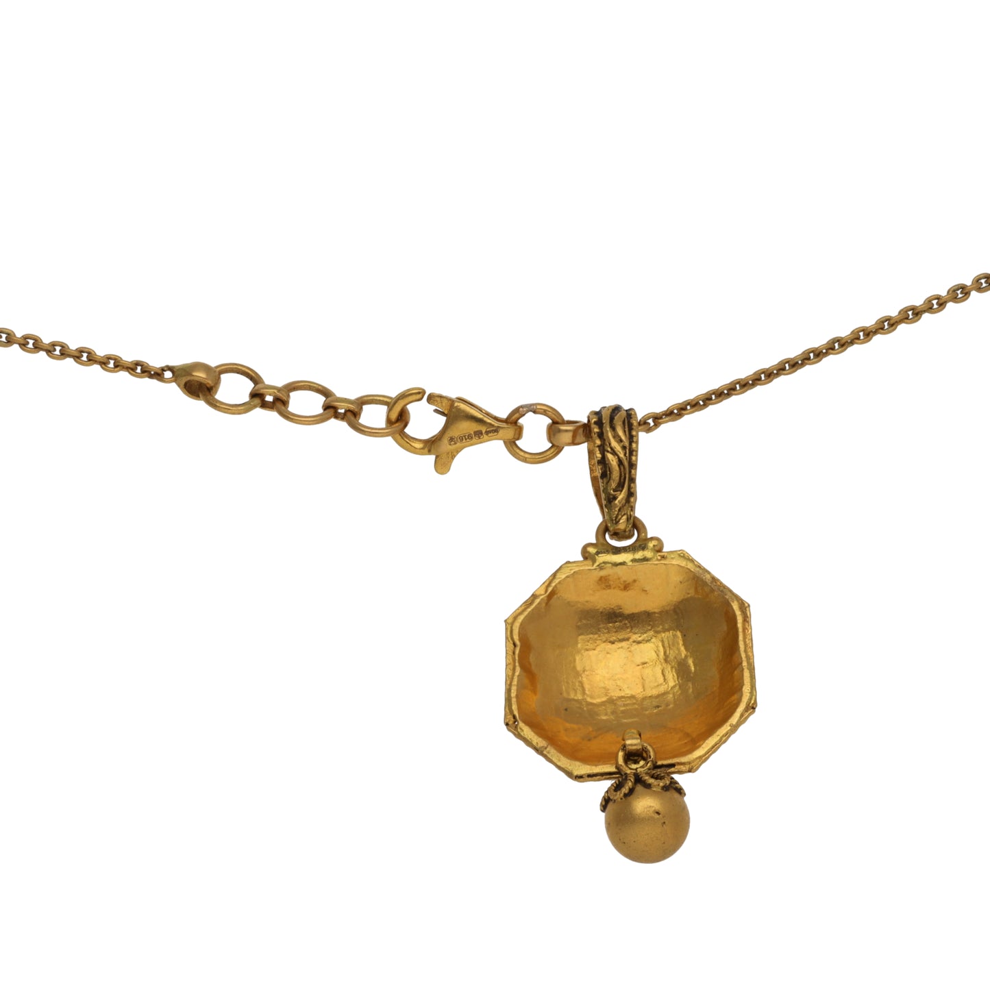 22ct Gold Earrings & Necklace Jewellery Set