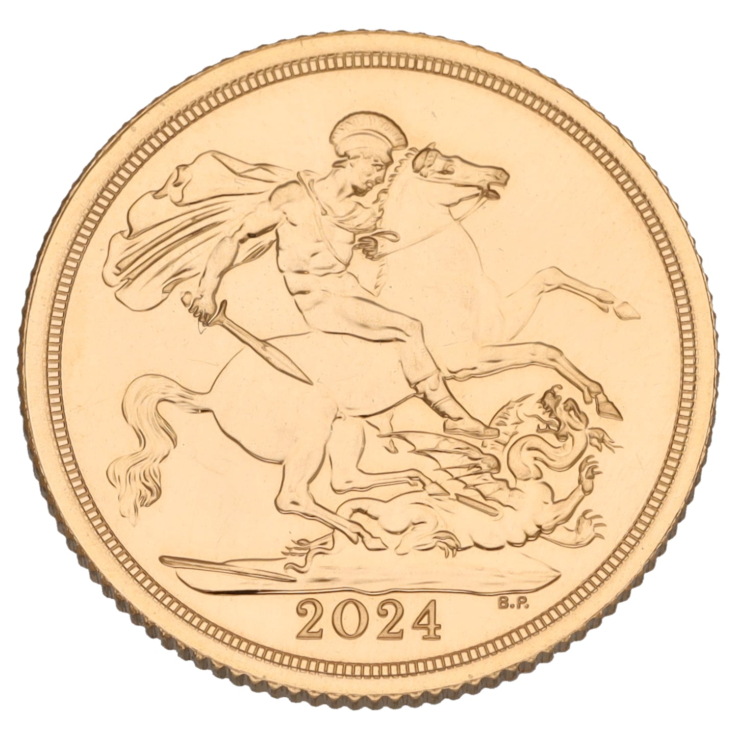 22ct Gold King Charles III Full Sovereign Coin 2024