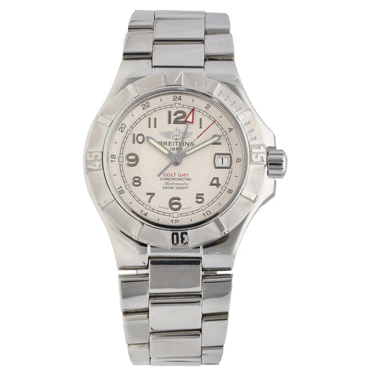 Breitling Colt GMT A32370 41mm Stainless Steel Watch