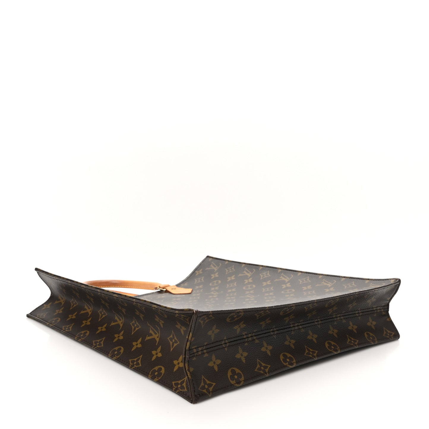 Louis Vuitton Sac Plat Monogram Coated Canvas Bag - Brown