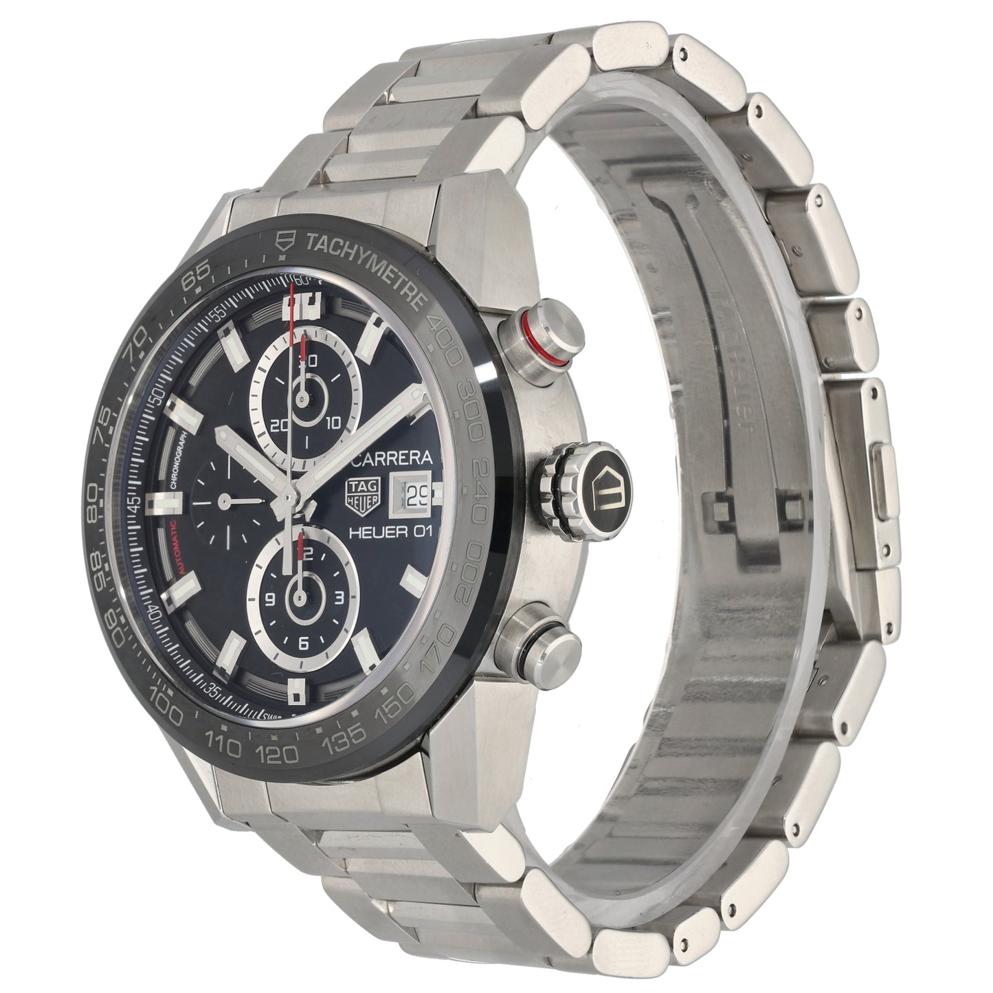 Tag Heuer Carrera CAR201Z 43mm Stainless Steel Watch