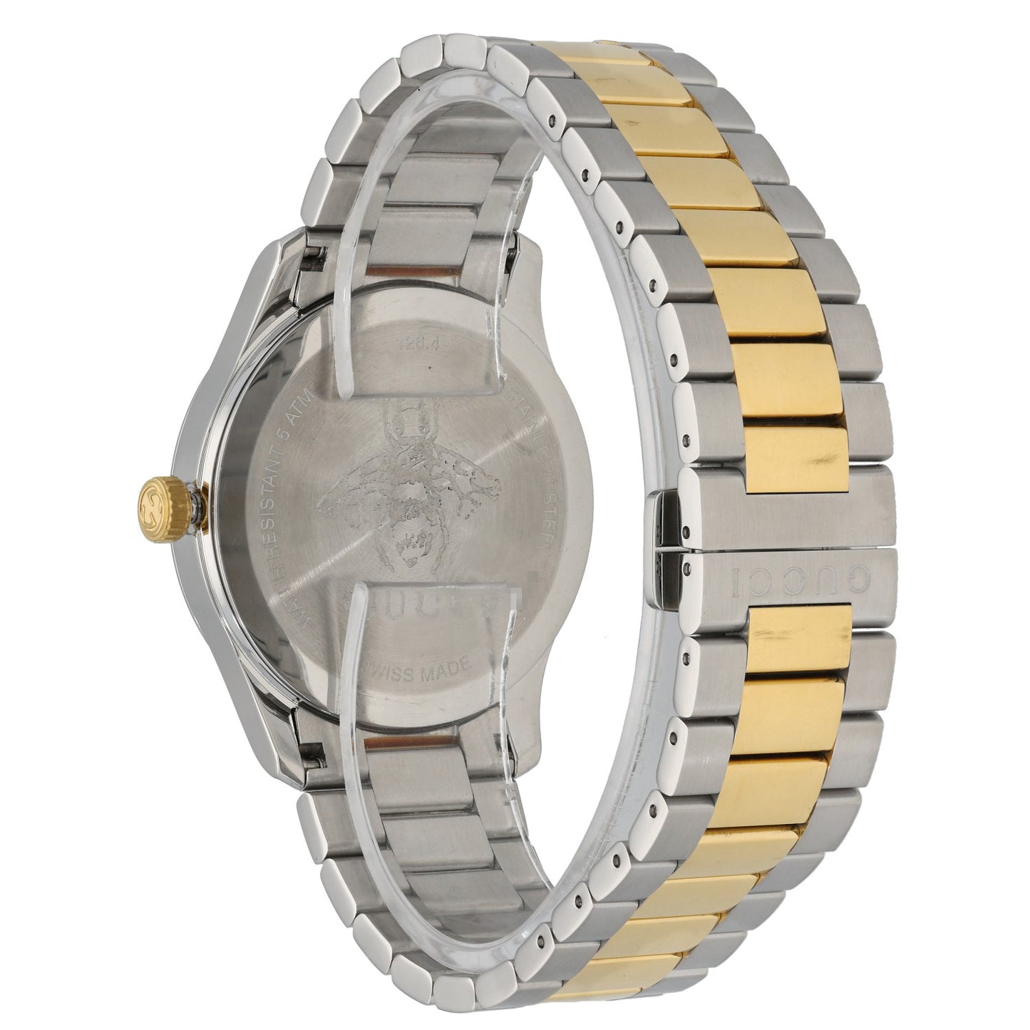 Gucci G-Timeless 126.4 38mm Stainless Steel Watch