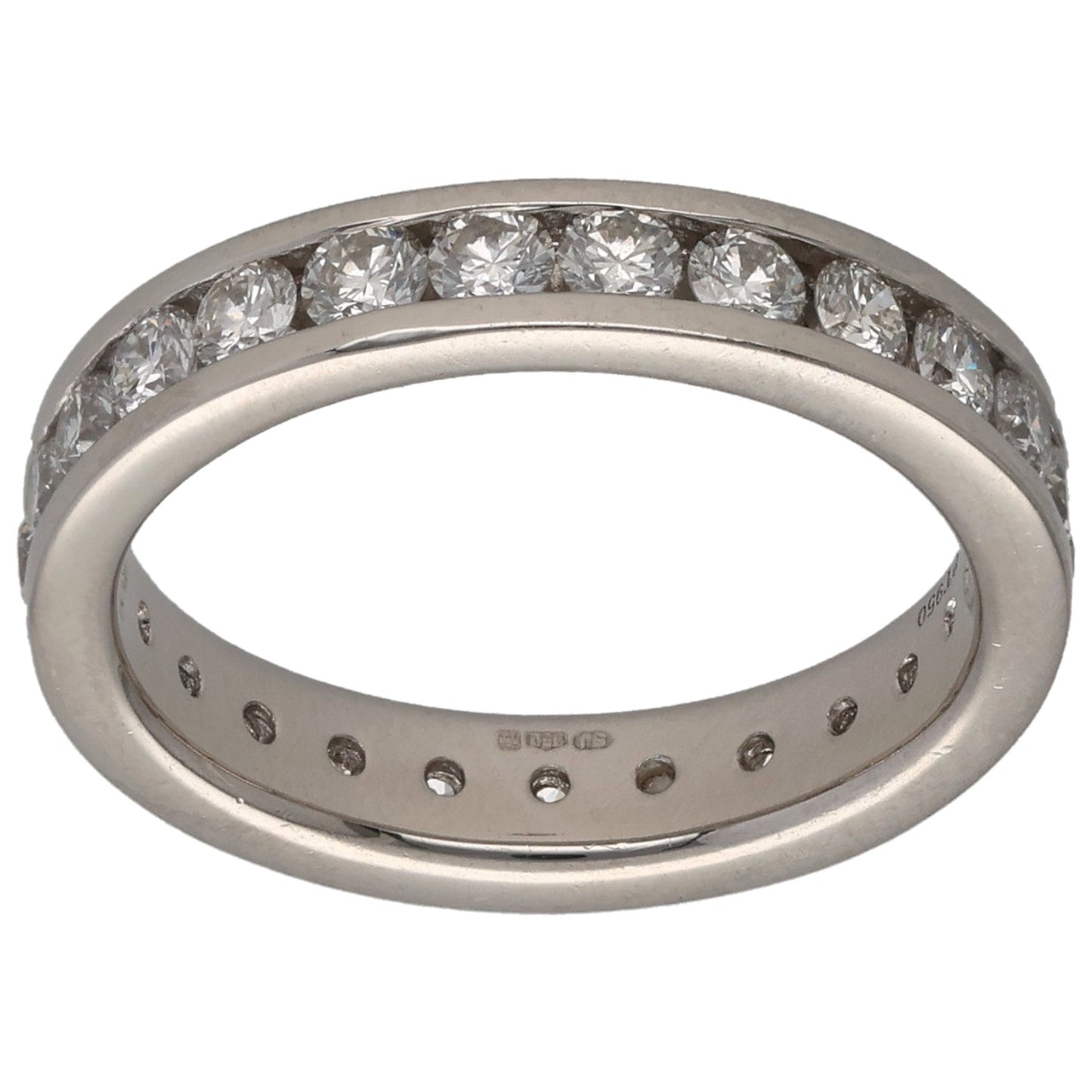 Platinum 1.25ct Diamond Eternity Ring Size K