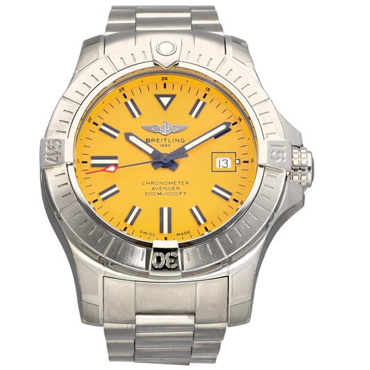 Breitling Avenger A17319 45mm Stainless Steel Watch