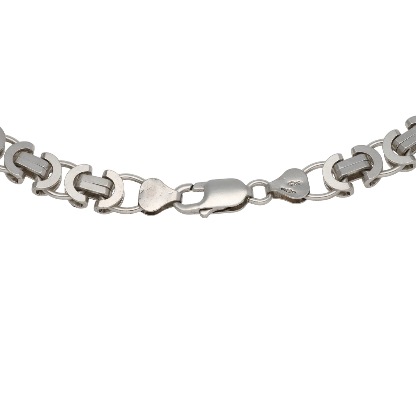 Sterling Silver Byzantine Chain 20"