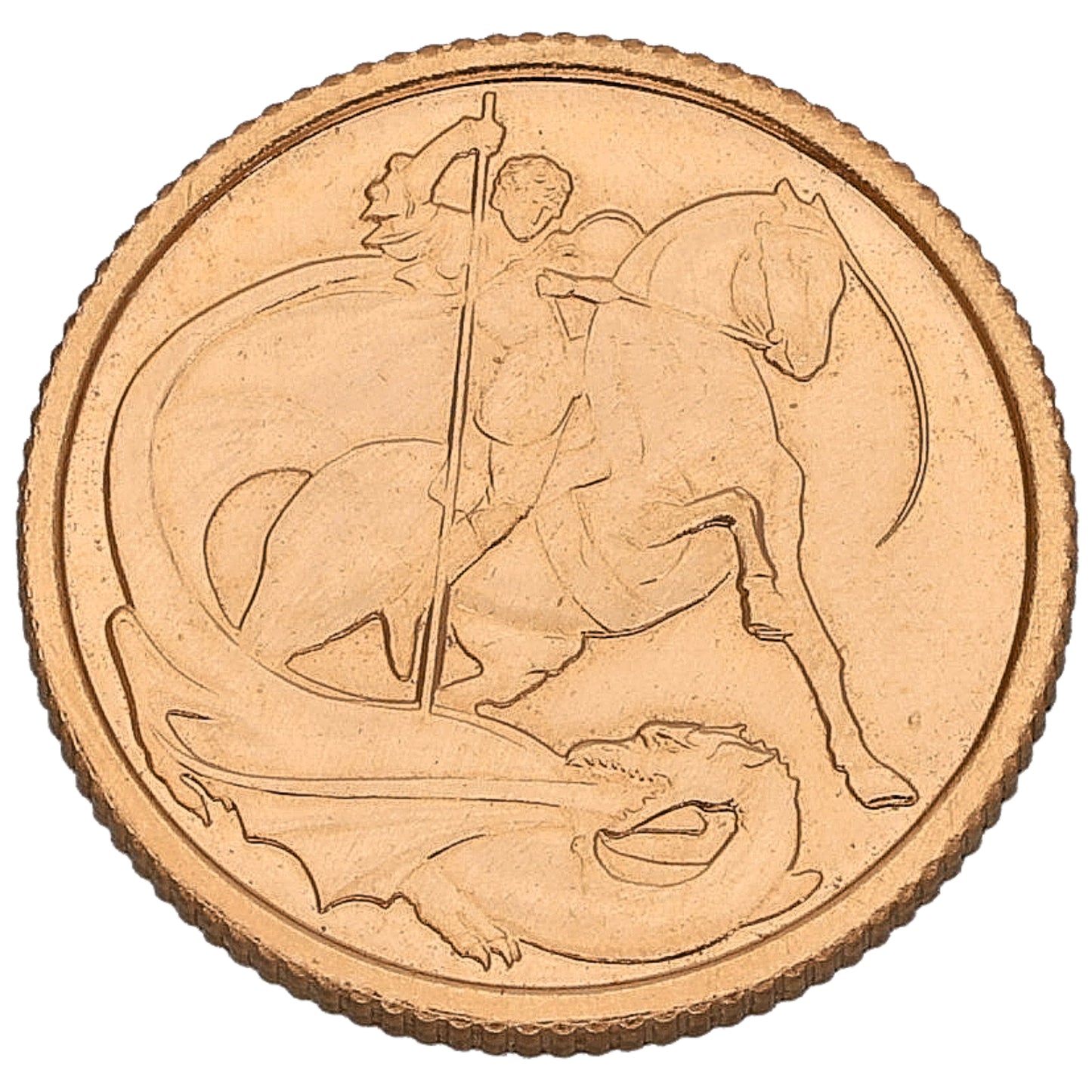 22ct Gold King Charles III Quarter Sovereign Coin 2024