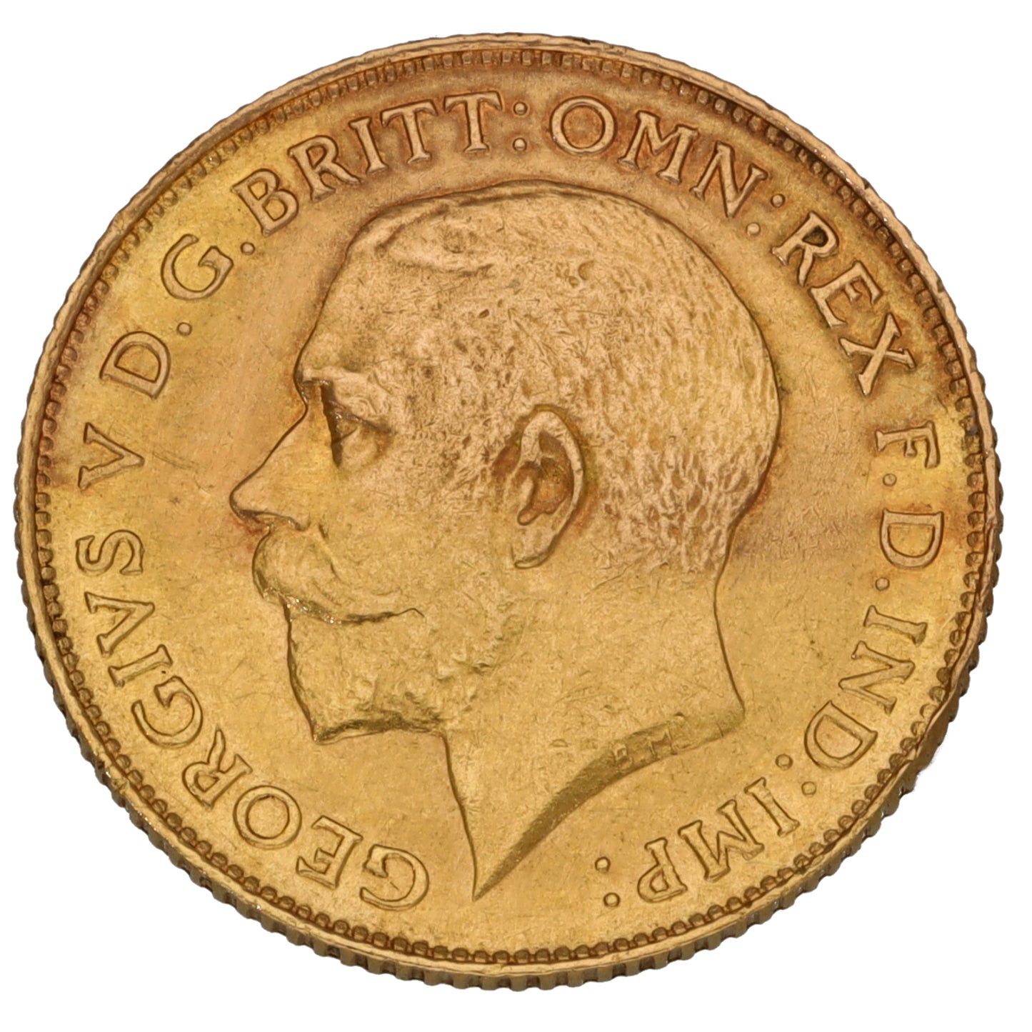 22ct Gold King George V Half Sovereign Coin 1926