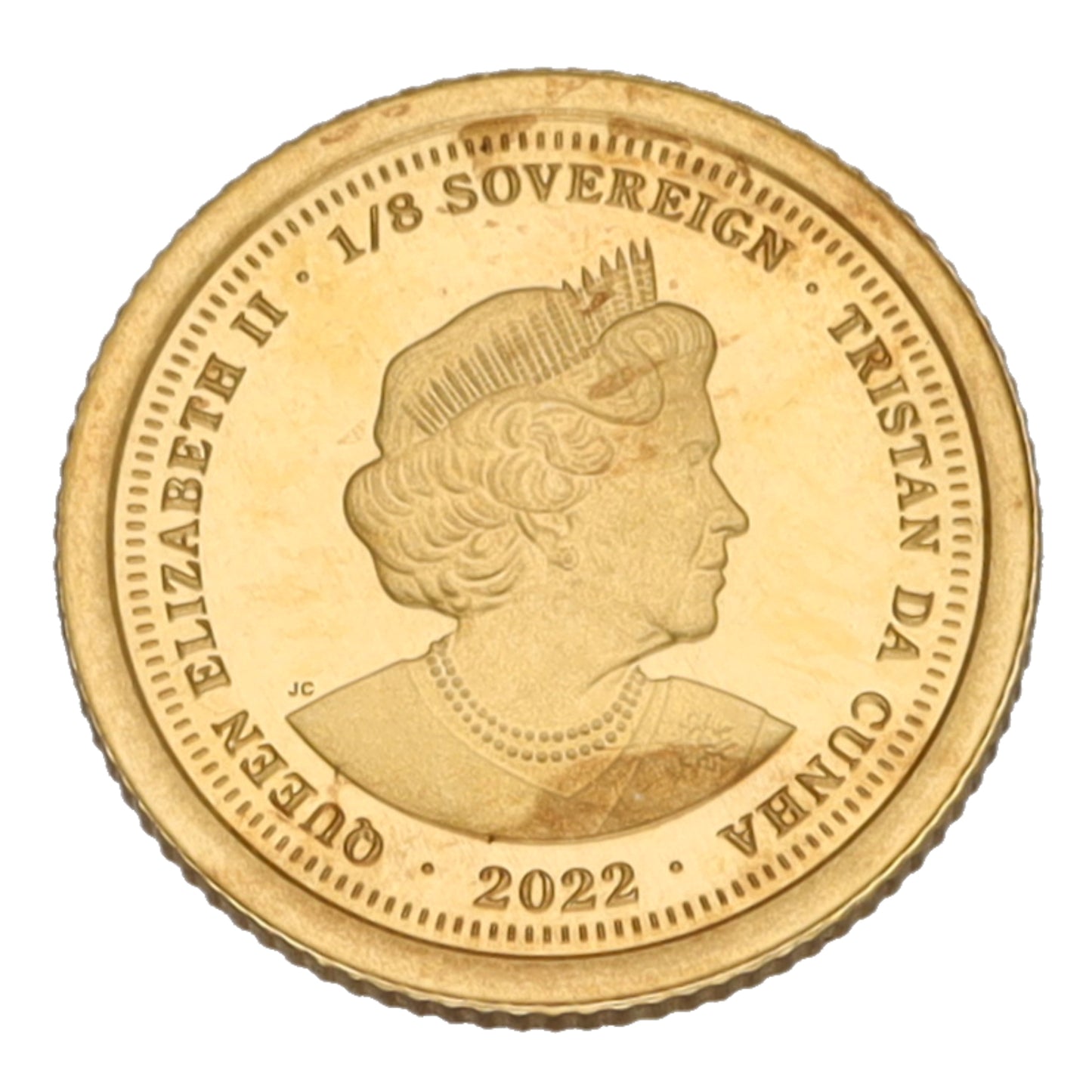 22ct Gold Service & Devotion Eighth Sovereign Coin 2022