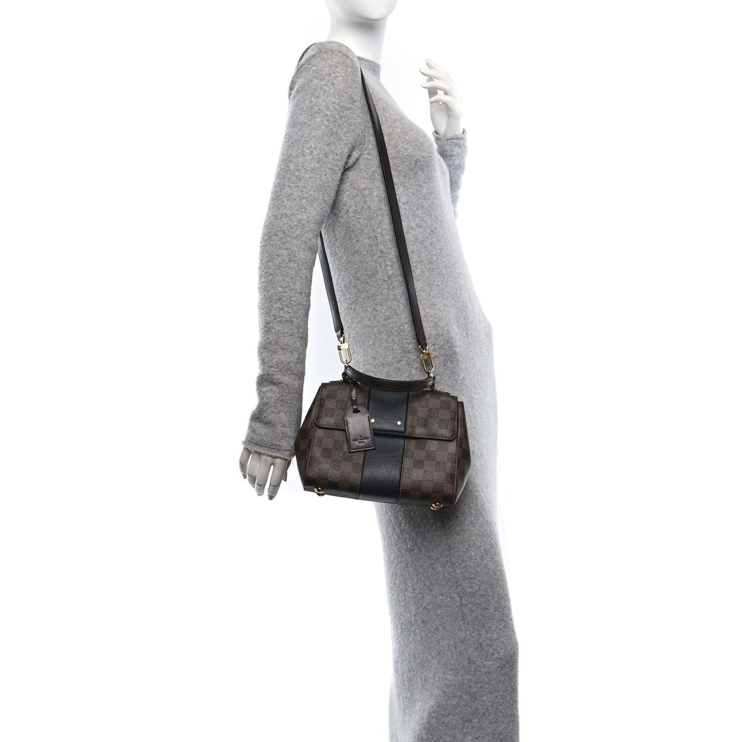 Louis Vuitton Bond Street BB Damier Ebene Coated Canvas Bag - Brown & Black