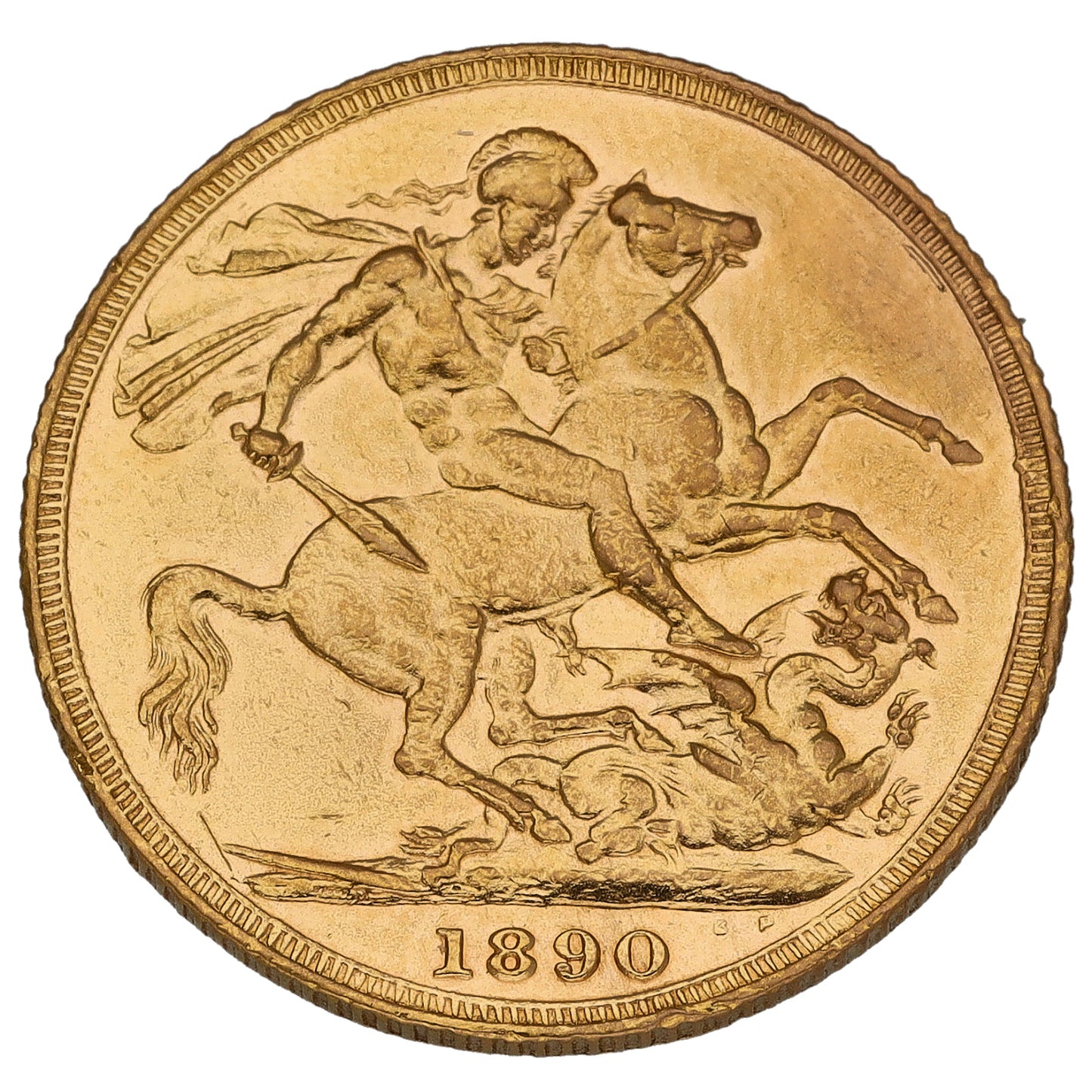 22ct Gold Queen Victoria Full Sovereign Coin 1890